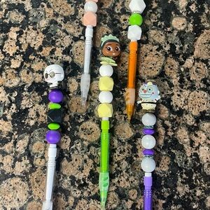 Disney Character-Themed Kids Pens - Green, Purple, Orange